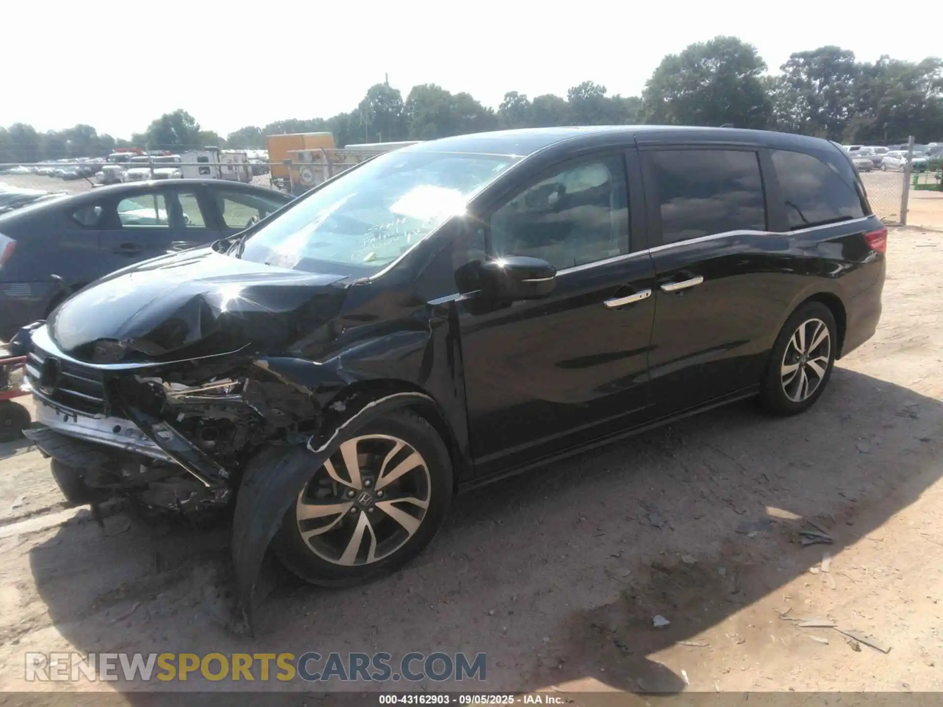 2 Photograph of a damaged car 5FNRL6H87NB056067 HONDA ODYSSEY 2022