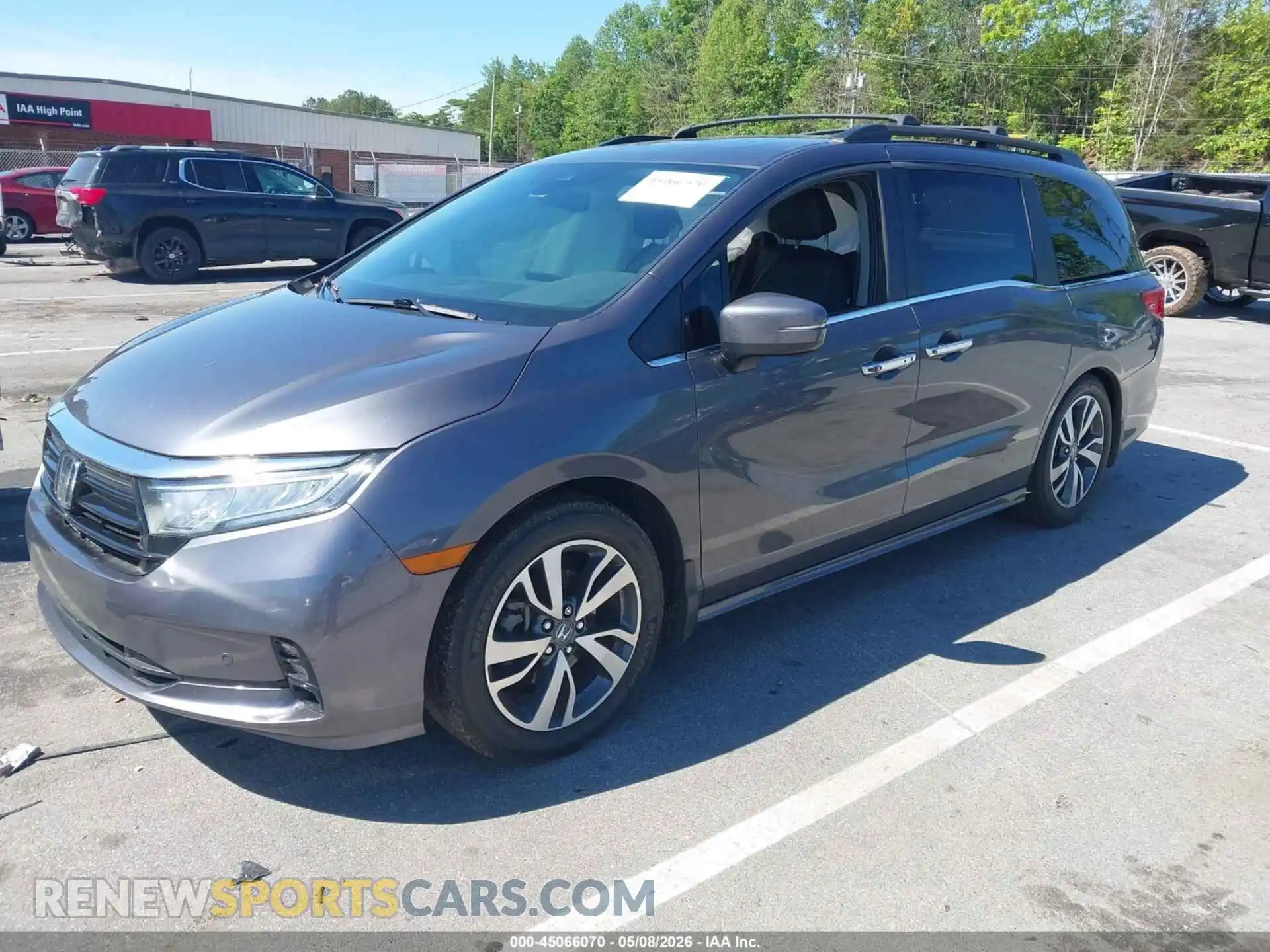 2 Photograph of a damaged car 5FNRL6H87NB058708 HONDA ODYSSEY 2022