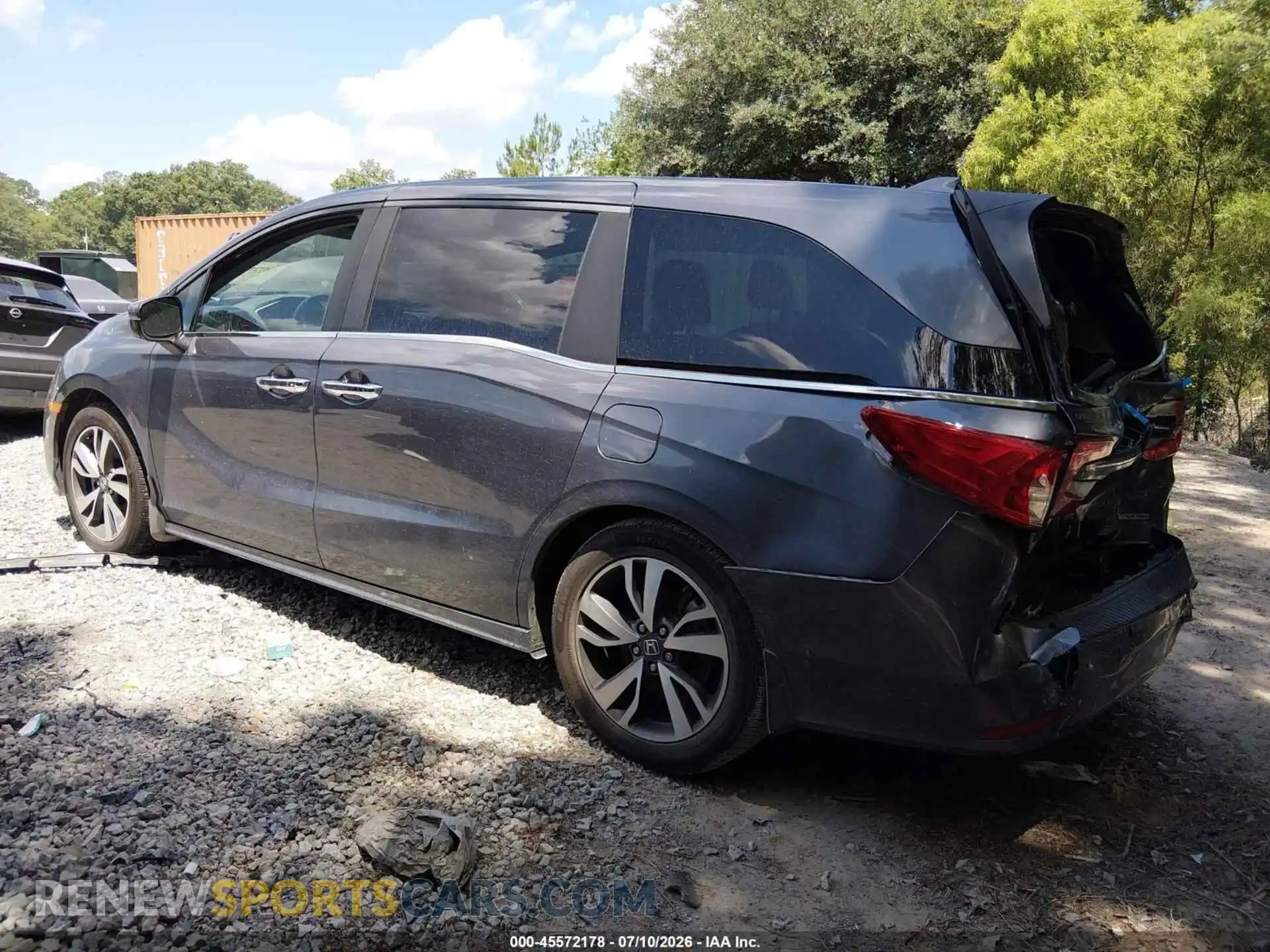 3 Фотография поврежденного автомобиля 5FNRL6H87NB063729 HONDA ODYSSEY 2022