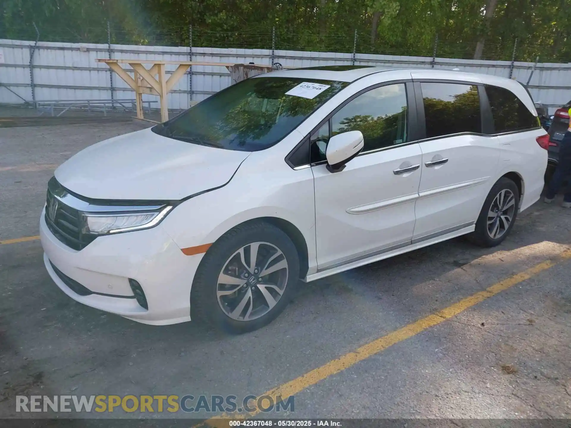 2 Photograph of a damaged car 5FNRL6H88NB026592 HONDA ODYSSEY 2022