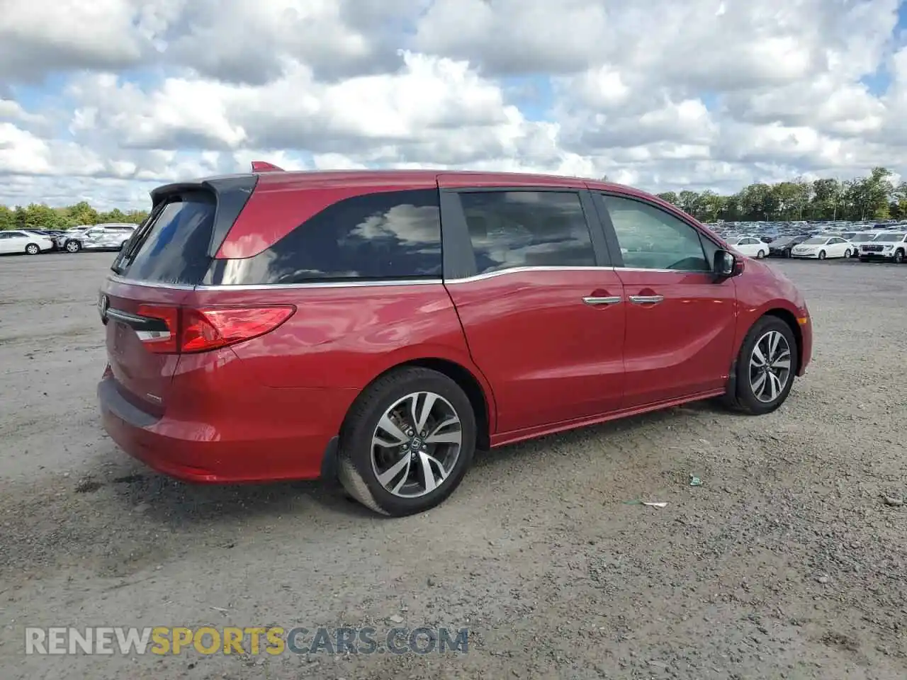 3 Photograph of a damaged car 5FNRL6H88NB044283 HONDA ODYSSEY 2022