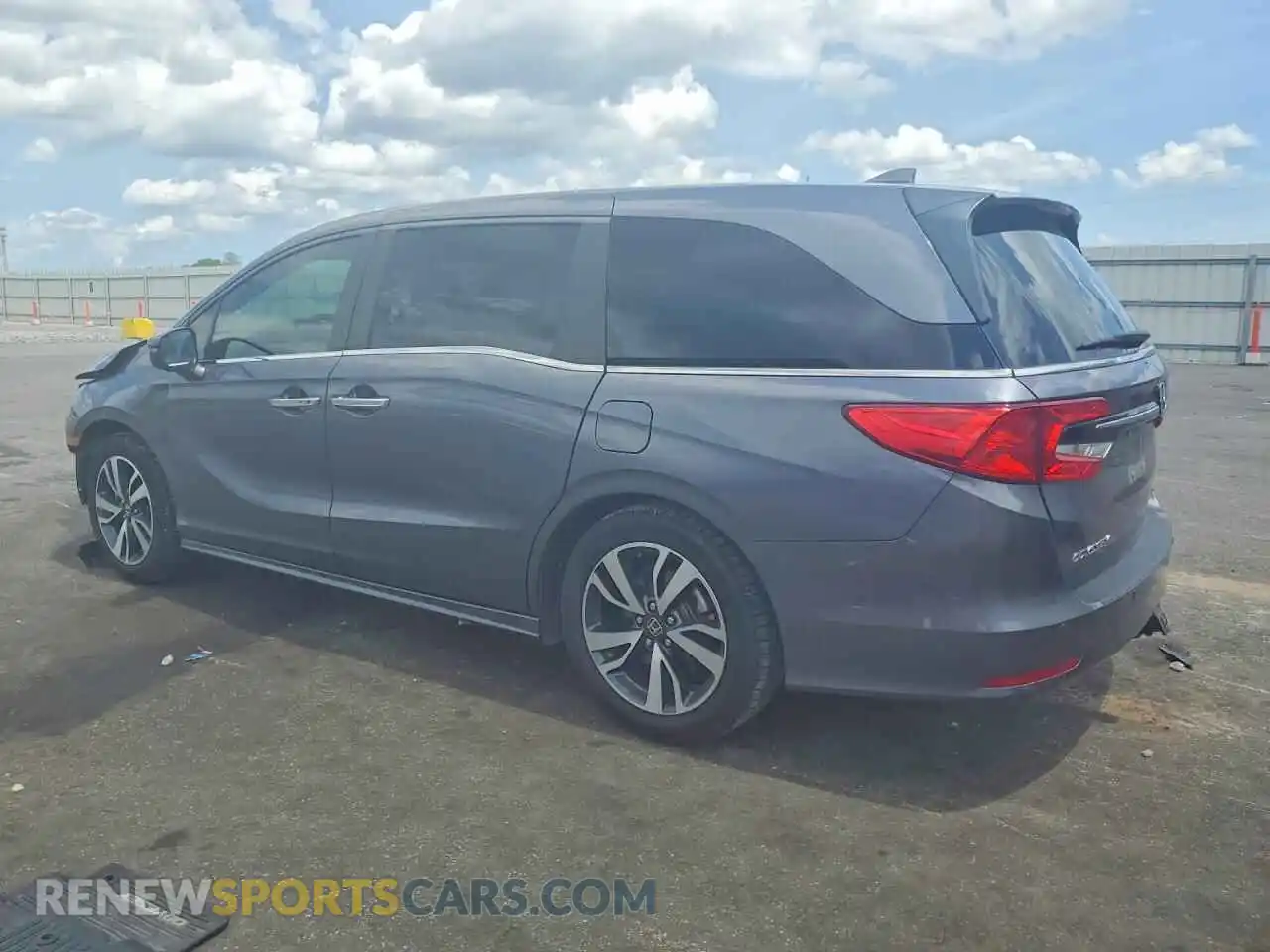 2 fotografías del automóvil dañado 5FNRL6H88NB047555 HONDA ODYSSEY 2022