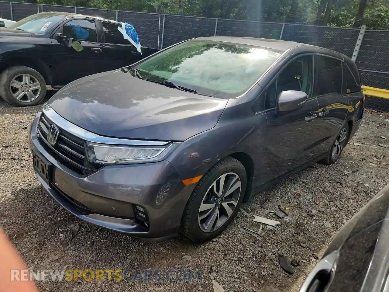 1 Фотография поврежденного автомобиля 5FNRL6H89NB004858 HONDA ODYSSEY 2022