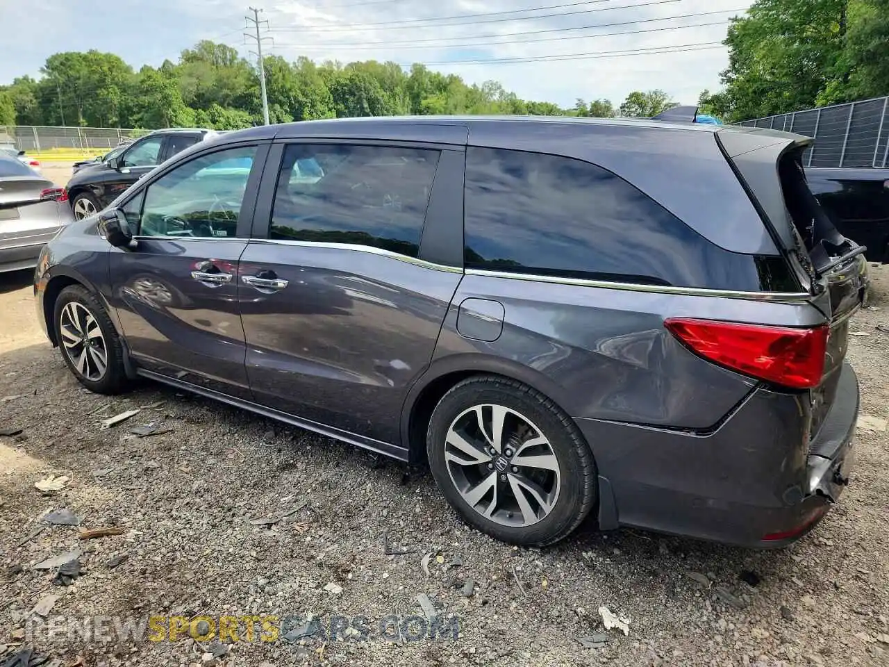 2 Фотография поврежденного автомобиля 5FNRL6H89NB004858 HONDA ODYSSEY 2022