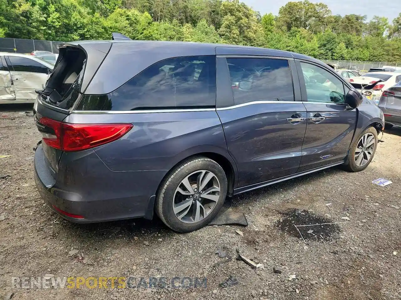3 Фотография поврежденного автомобиля 5FNRL6H89NB004858 HONDA ODYSSEY 2022