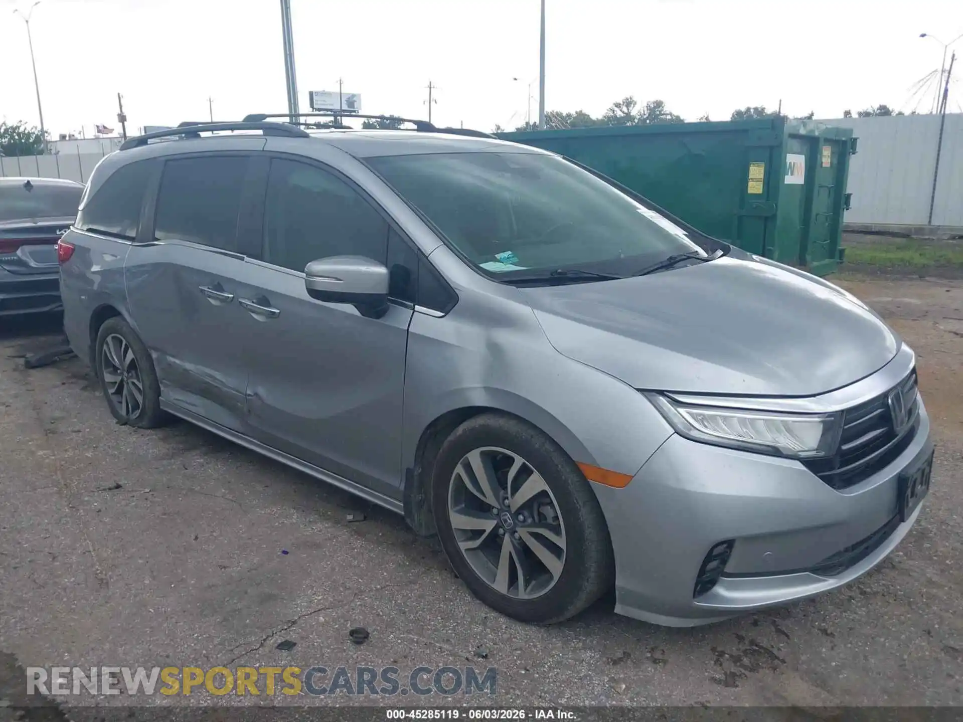 1 Фотография поврежденного автомобиля 5FNRL6H89NB040050 HONDA ODYSSEY 2022