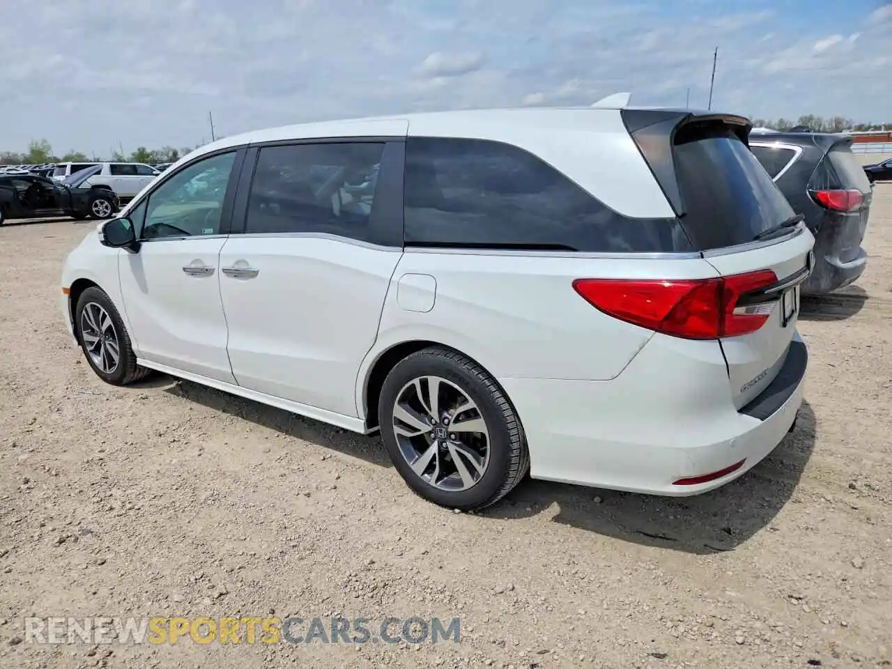 2 fotografías del automóvil dañado 5FNRL6H89NB051100 HONDA ODYSSEY 2022