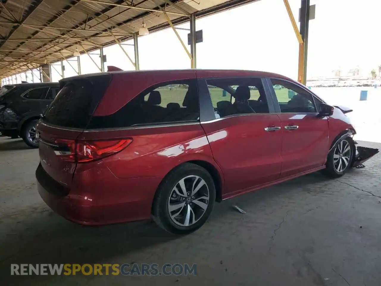3 Фотография поврежденного автомобиля 5FNRL6H89NB053400 HONDA ODYSSEY 2022