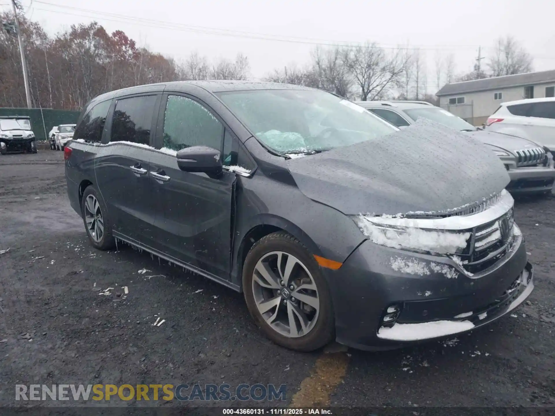 1 Photograph of a damaged car 5FNRL6H89NB058032 HONDA ODYSSEY 2022