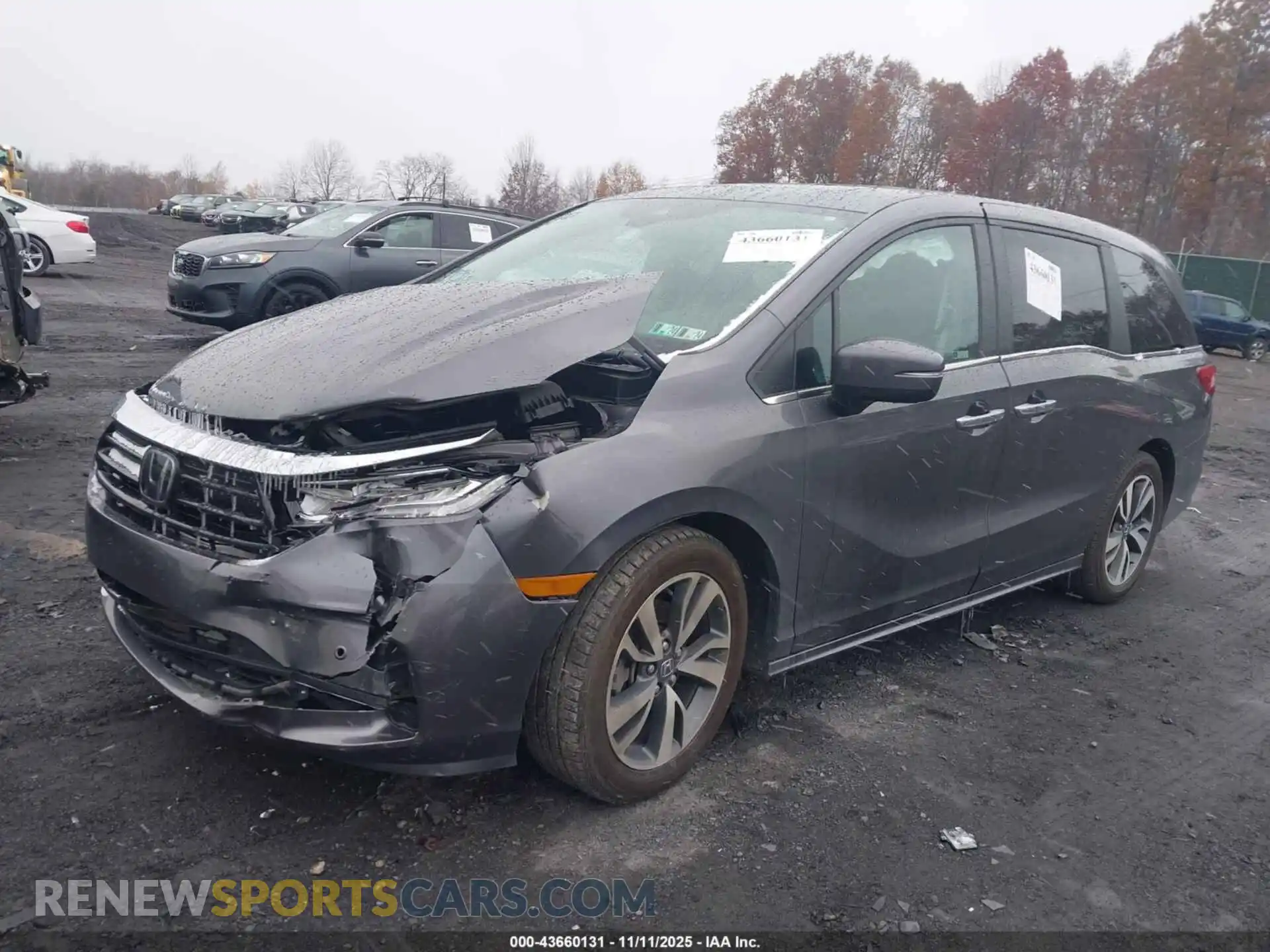 2 Photograph of a damaged car 5FNRL6H89NB058032 HONDA ODYSSEY 2022