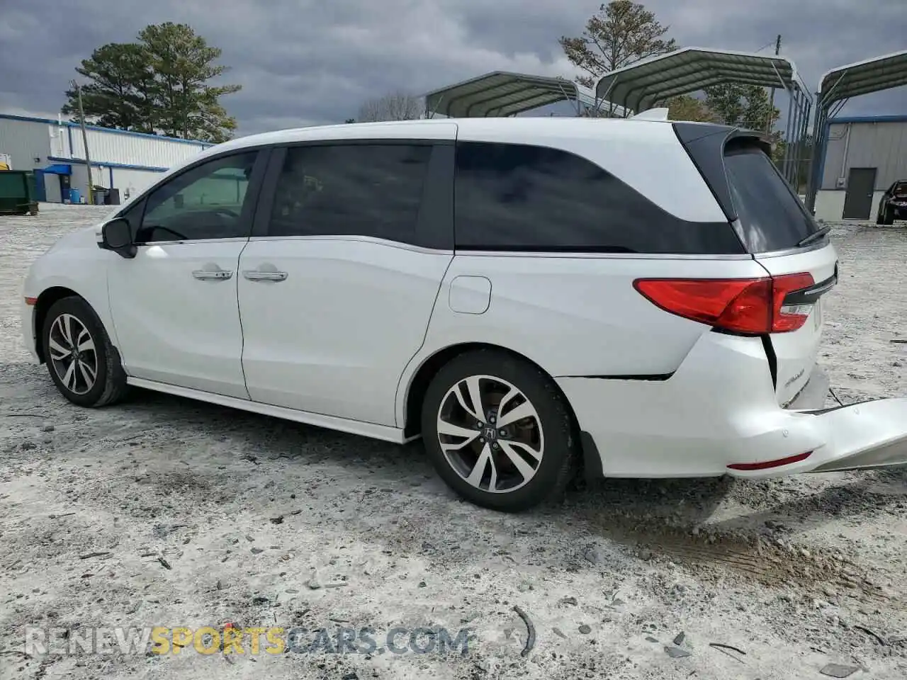 2 Photograph of a damaged car 5FNRL6H89NB062596 HONDA ODYSSEY 2022