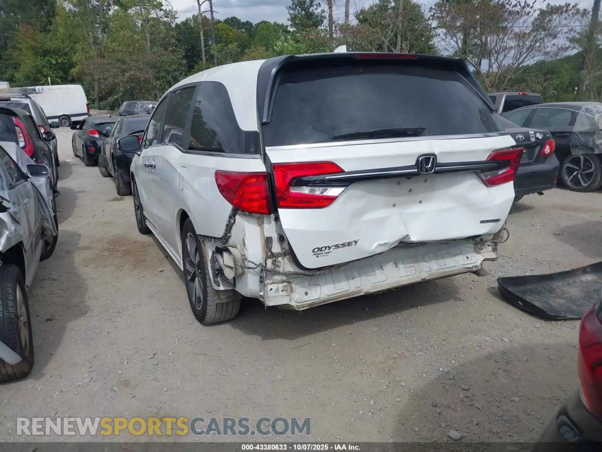 3 Фотография поврежденного автомобиля 5FNRL6H8XNB012547 HONDA ODYSSEY 2022