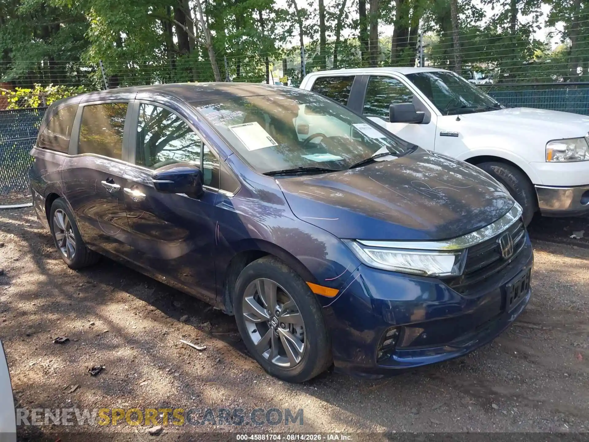 1 Фотография поврежденного автомобиля 5FNRL6H8XNB044673 HONDA ODYSSEY 2022