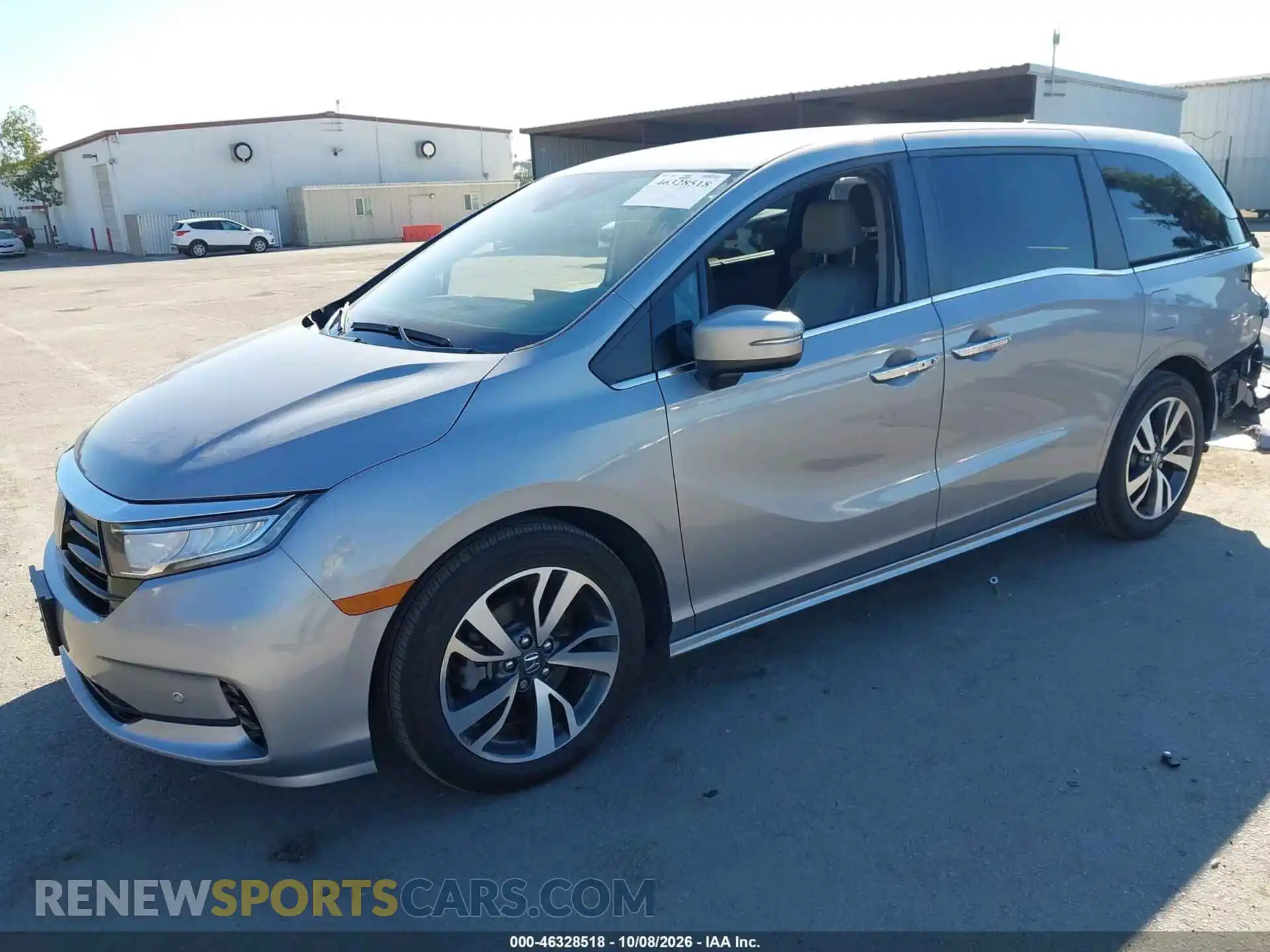 2 Photograph of a damaged car 5FNRL6H8XNB055110 HONDA ODYSSEY 2022