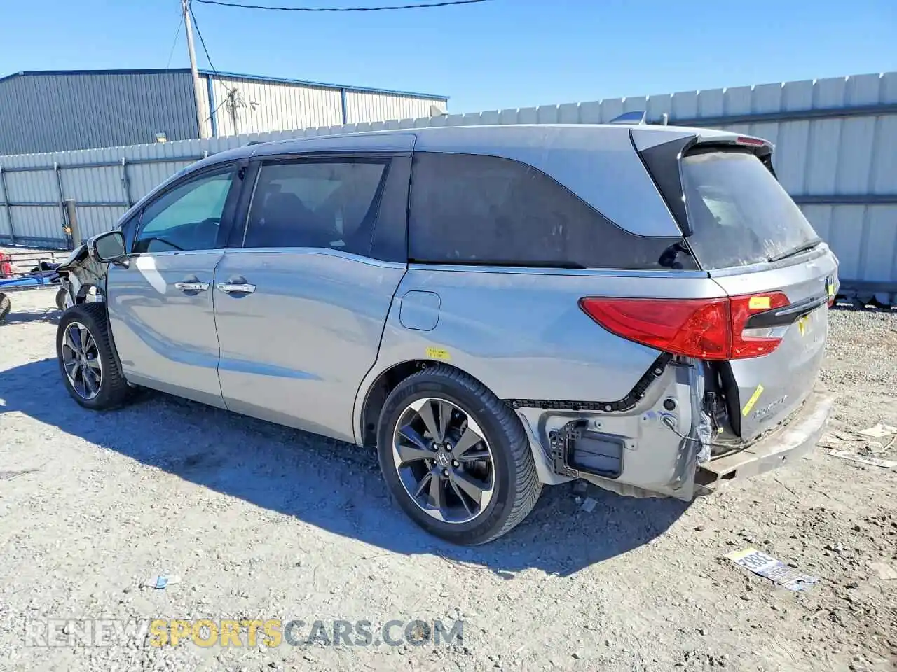 2 Photograph of a damaged car 5FNRL6H90NB003753 HONDA ODYSSEY 2022