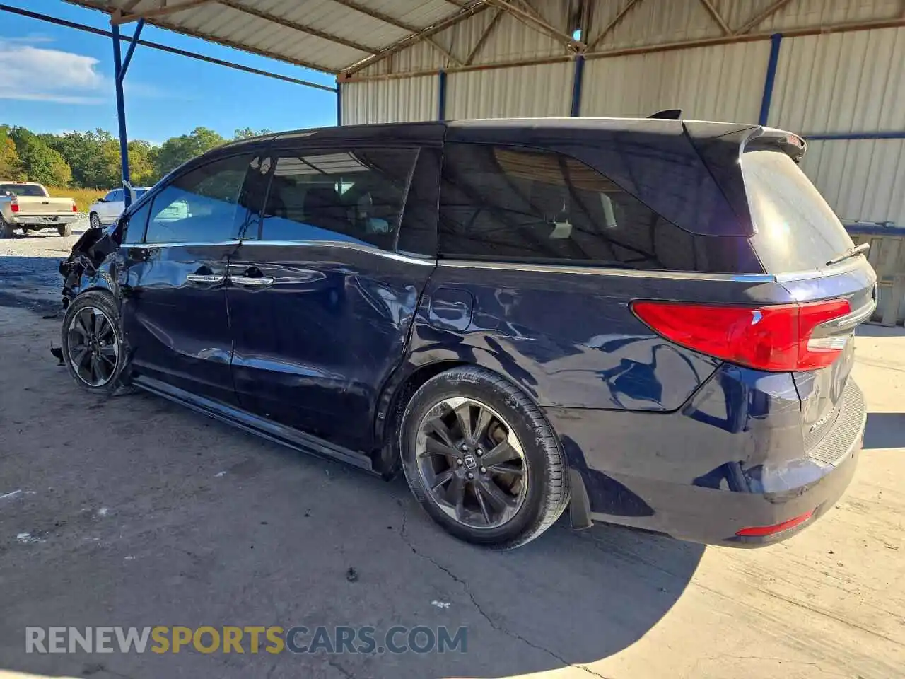2 Photograph of a damaged car 5FNRL6H90NB011920 HONDA ODYSSEY 2022