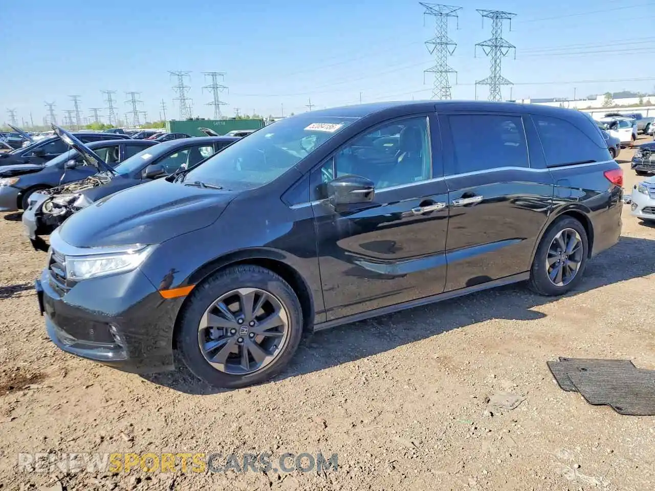 1 Фотография поврежденного автомобиля 5FNRL6H90NB059305 HONDA ODYSSEY 2022