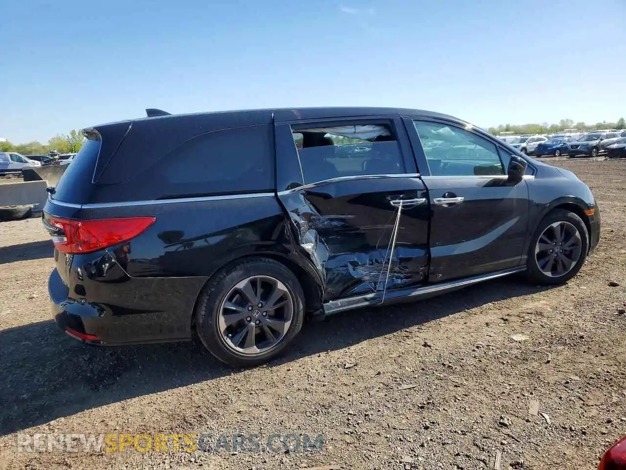 3 Фотография поврежденного автомобиля 5FNRL6H90NB059305 HONDA ODYSSEY 2022