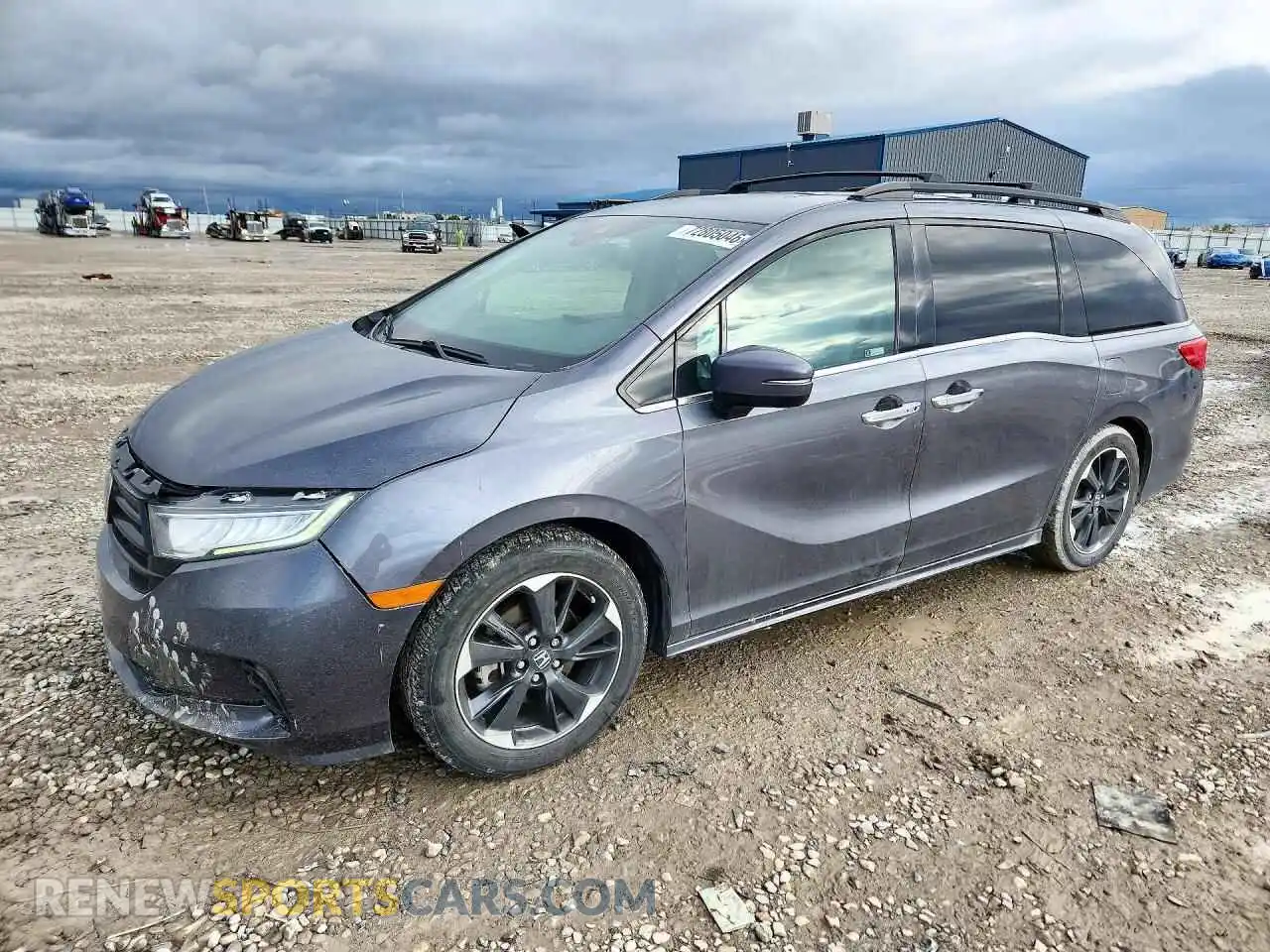 1 fotografías del automóvil dañado 5FNRL6H91NB004605 HONDA ODYSSEY 2022