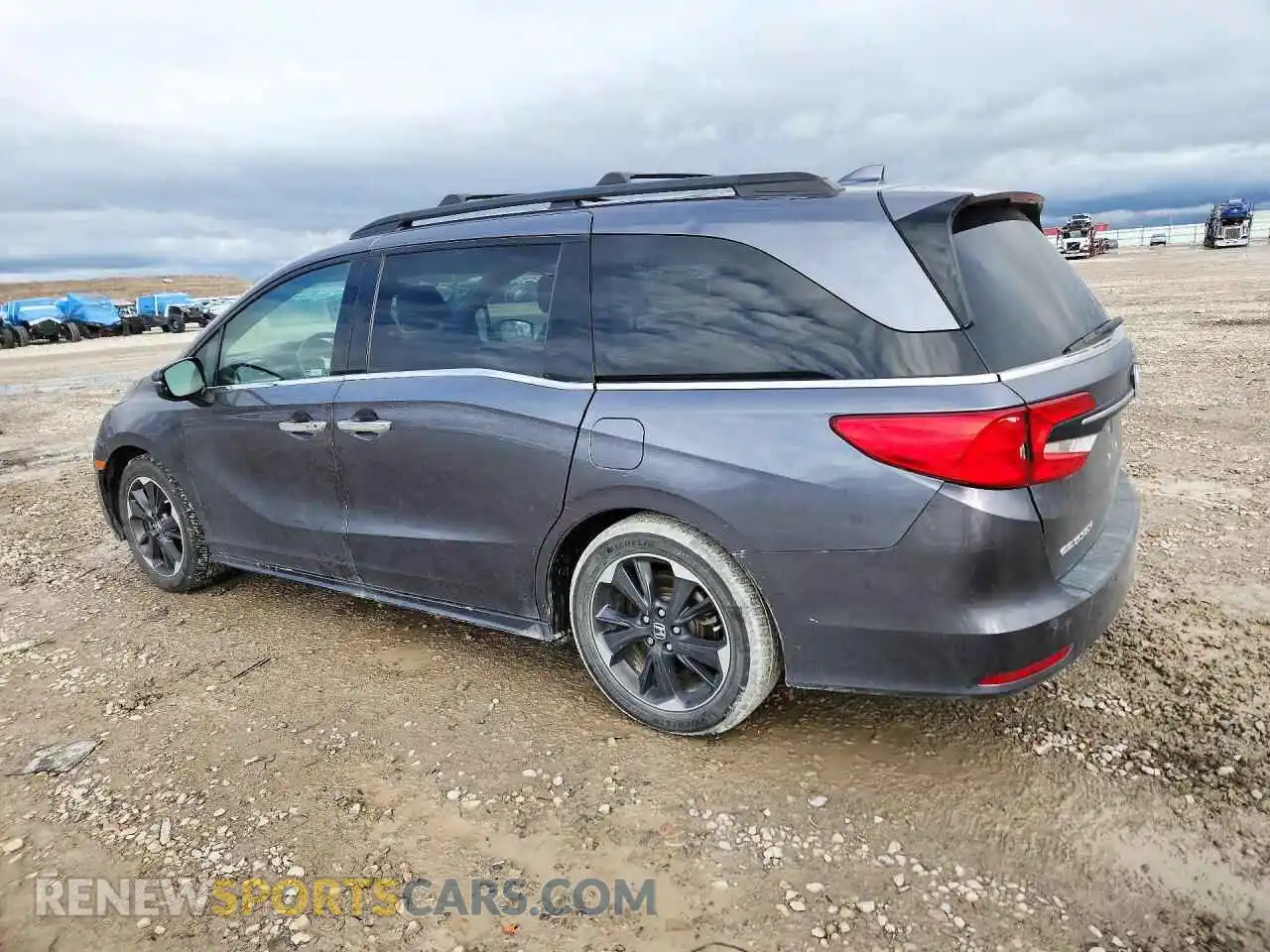 2 fotografías del automóvil dañado 5FNRL6H91NB004605 HONDA ODYSSEY 2022