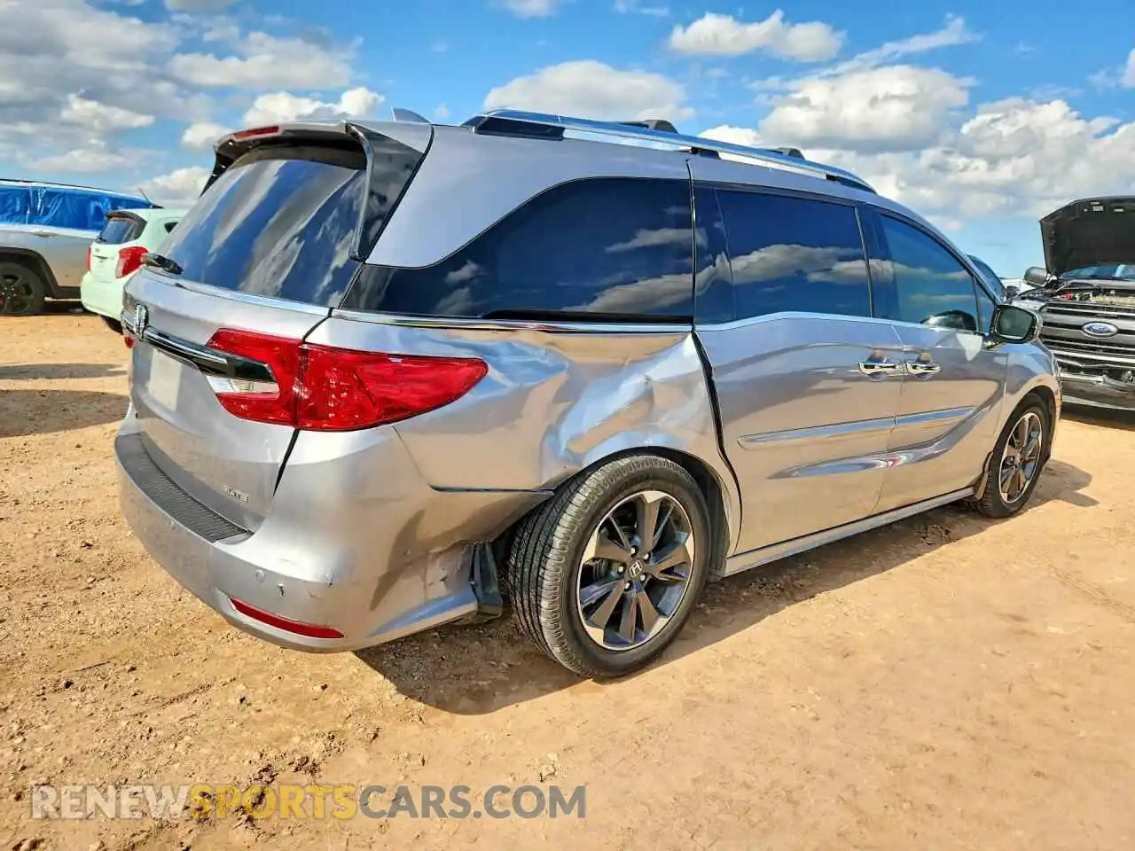 3 Photograph of a damaged car 5FNRL6H91NB009478 HONDA ODYSSEY 2022