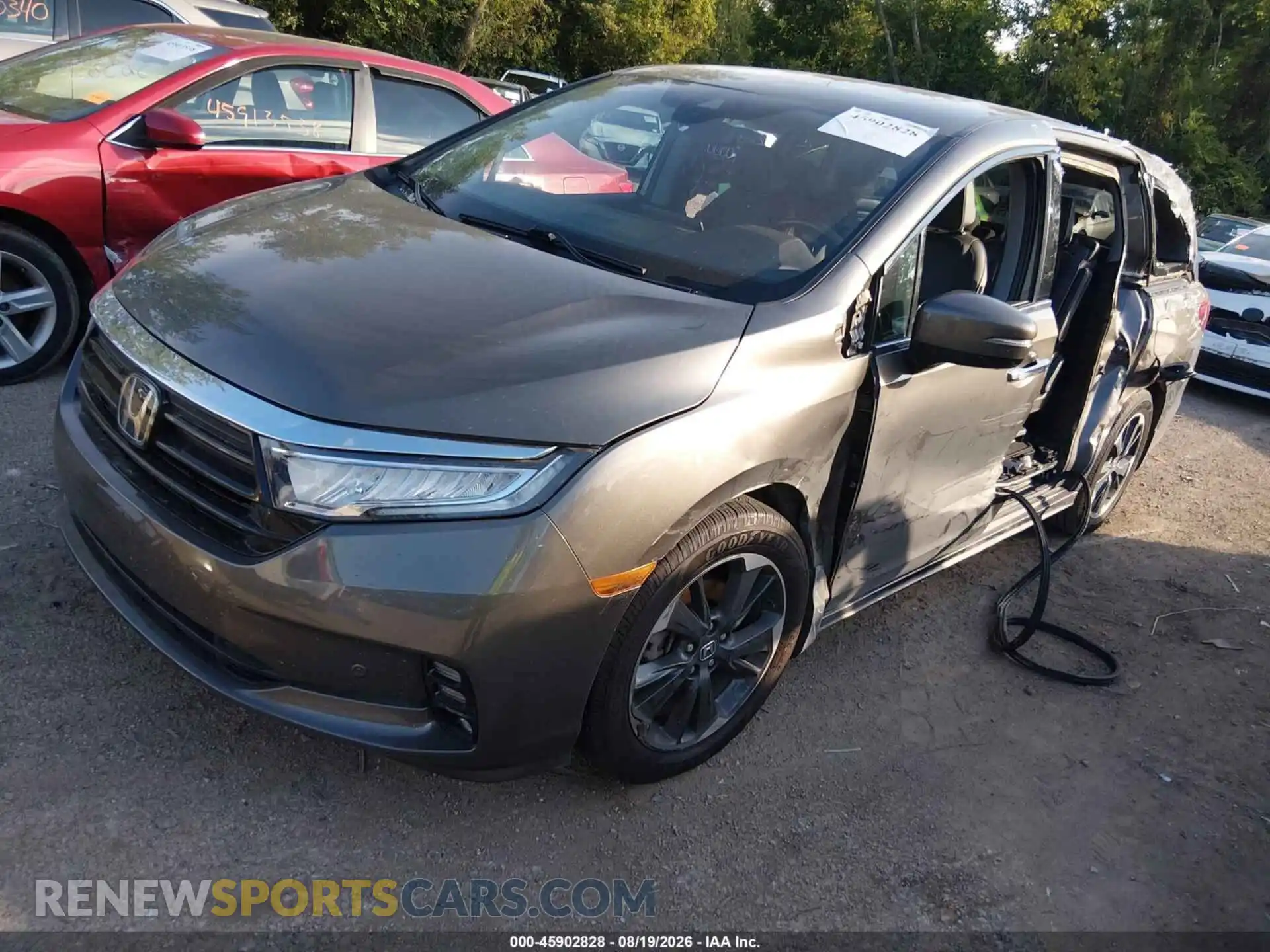 2 Photograph of a damaged car 5FNRL6H91NB014230 HONDA ODYSSEY 2022