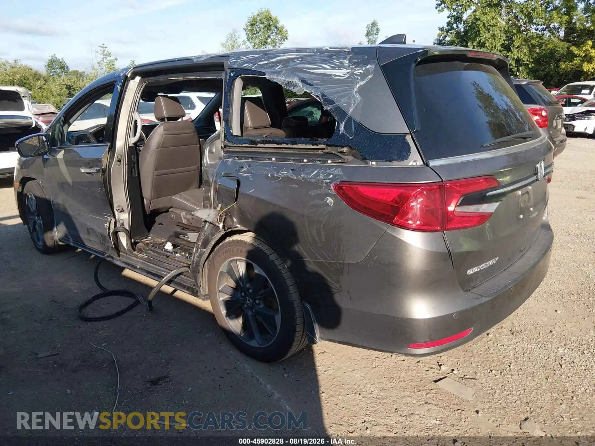 3 Photograph of a damaged car 5FNRL6H91NB014230 HONDA ODYSSEY 2022