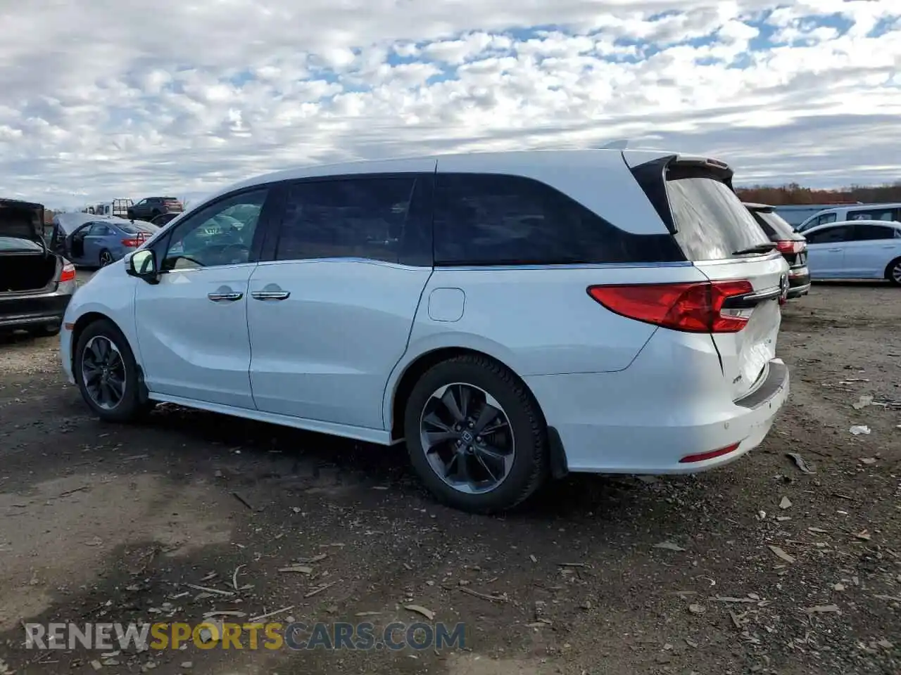 2 Photograph of a damaged car 5FNRL6H91NB015698 HONDA ODYSSEY 2022