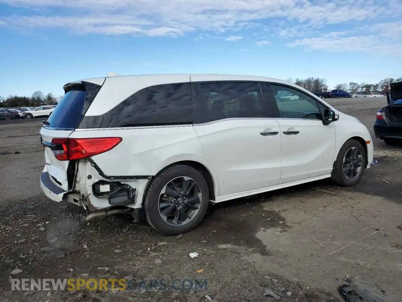 3 Photograph of a damaged car 5FNRL6H91NB015698 HONDA ODYSSEY 2022