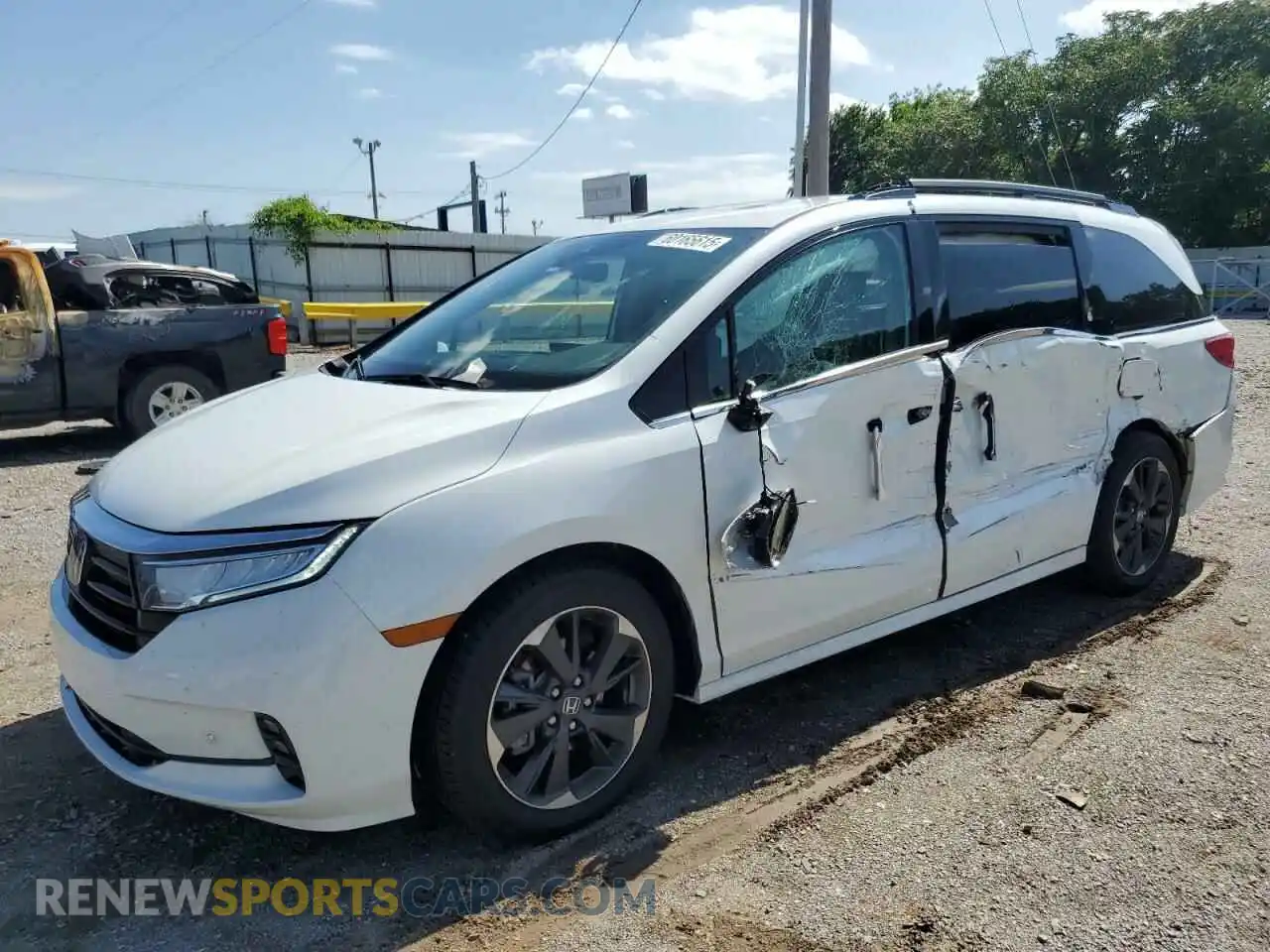 1 Фотография поврежденного автомобиля 5FNRL6H91NB022604 HONDA ODYSSEY 2022