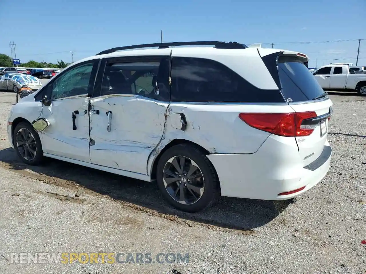 2 Фотография поврежденного автомобиля 5FNRL6H91NB022604 HONDA ODYSSEY 2022