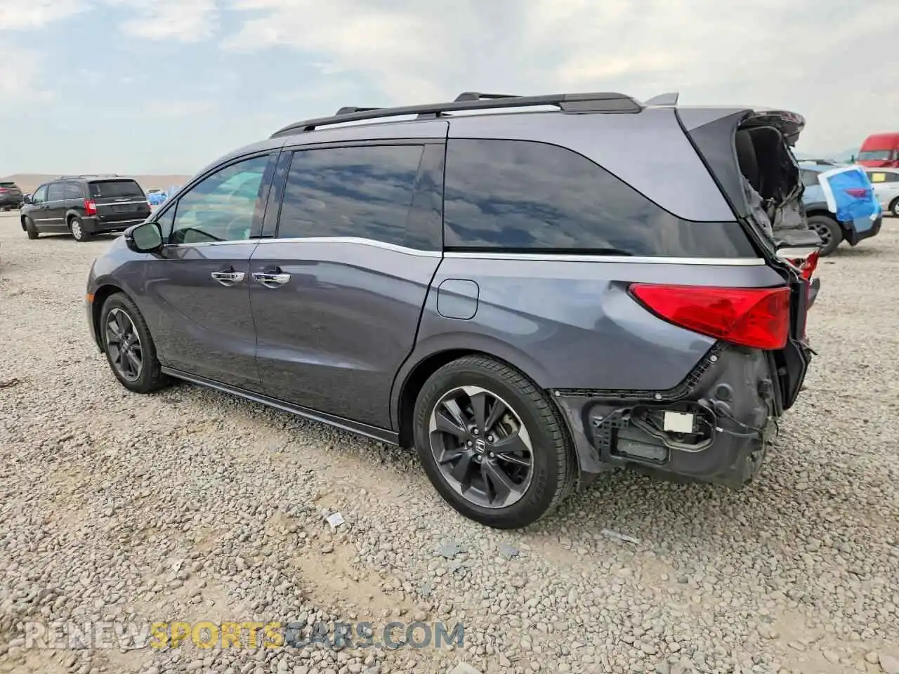 2 Фотография поврежденного автомобиля 5FNRL6H91NB045834 HONDA ODYSSEY 2022