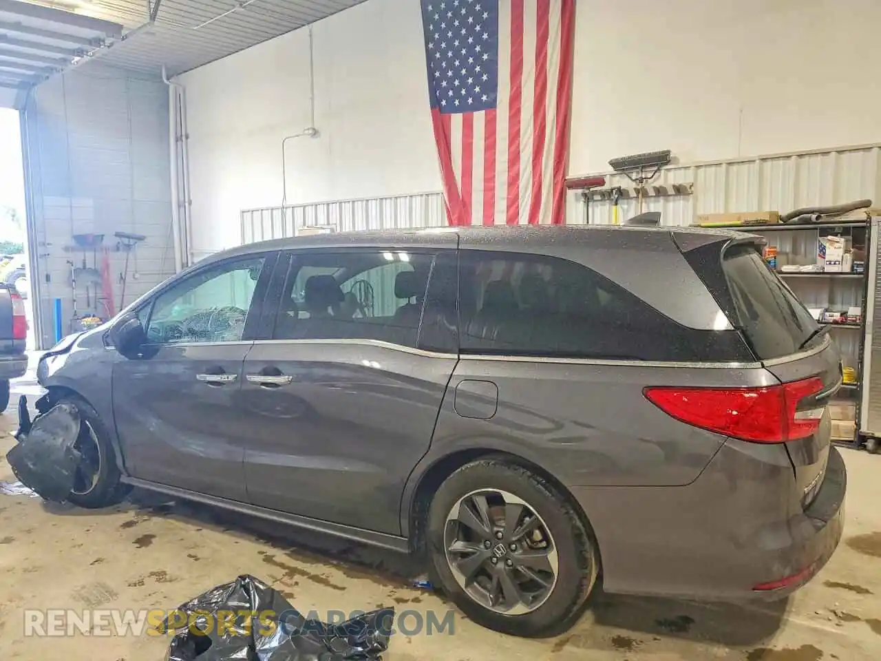 2 Фотография поврежденного автомобиля 5FNRL6H91NB066358 HONDA ODYSSEY 2022