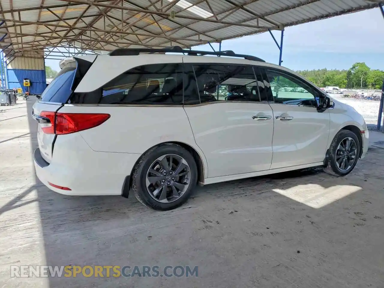 3 Photograph of a damaged car 5FNRL6H93NB050016 HONDA ODYSSEY 2022