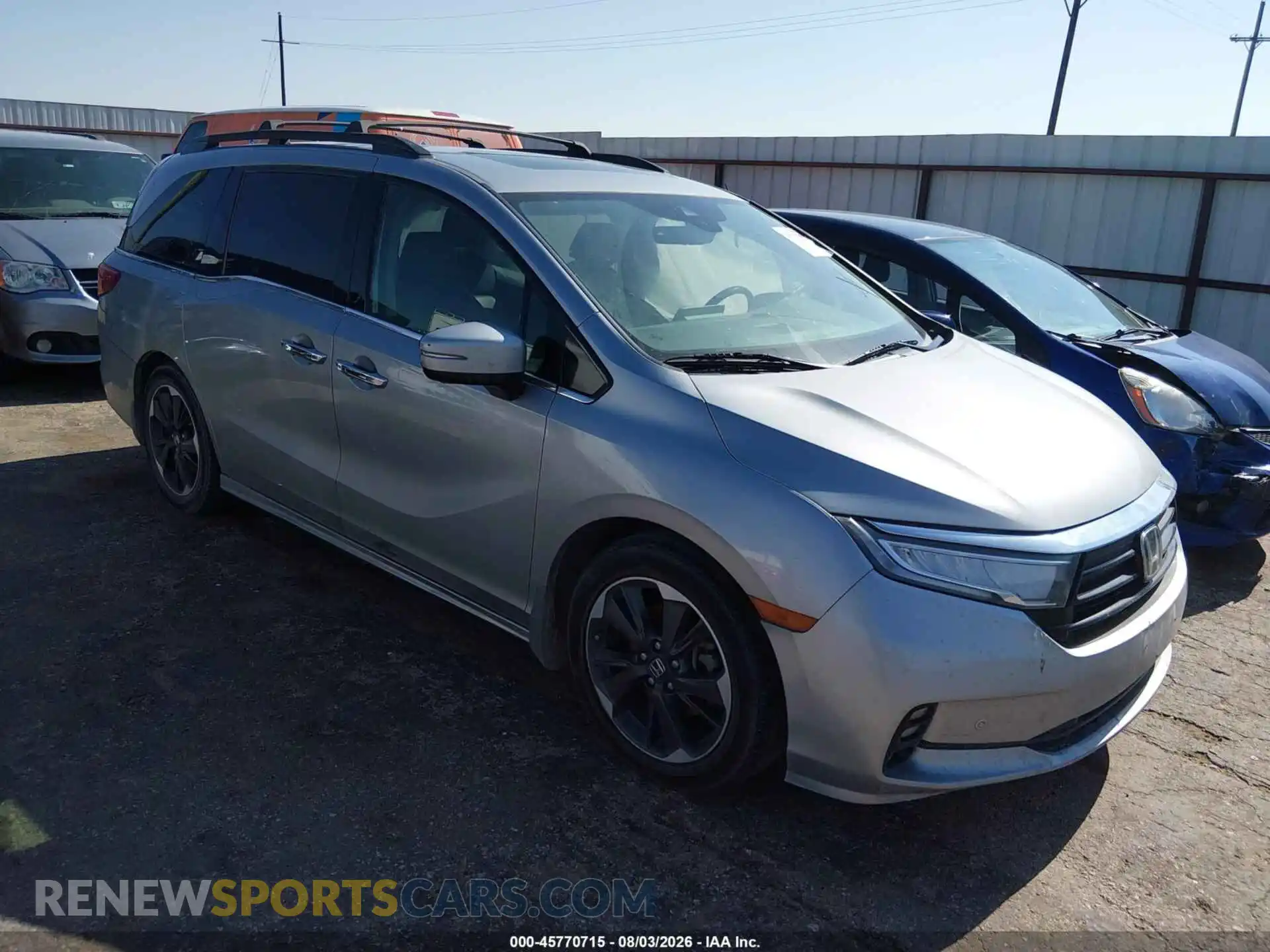 1 Фотография поврежденного автомобиля 5FNRL6H93NB054714 HONDA ODYSSEY 2022