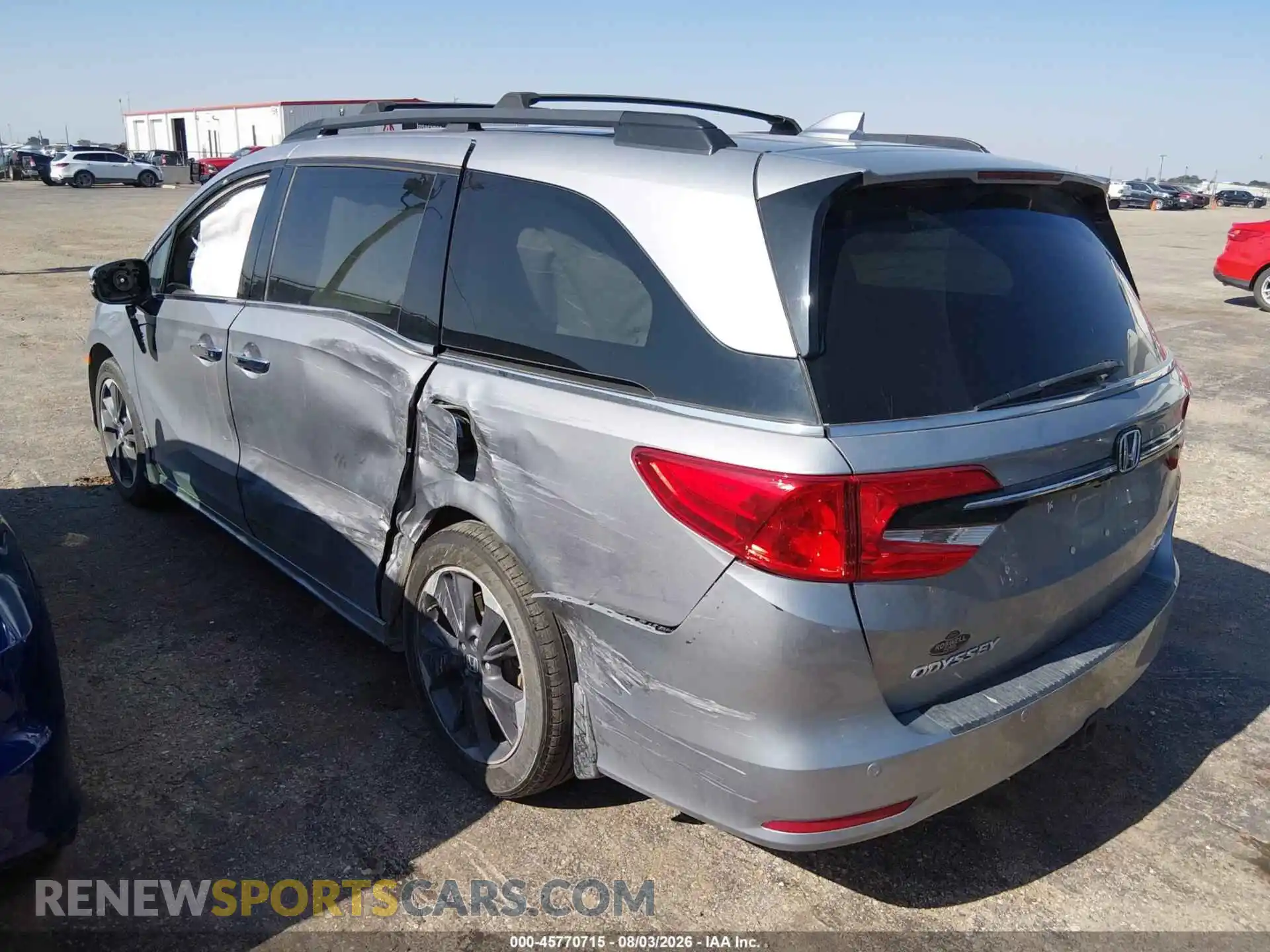3 Фотография поврежденного автомобиля 5FNRL6H93NB054714 HONDA ODYSSEY 2022