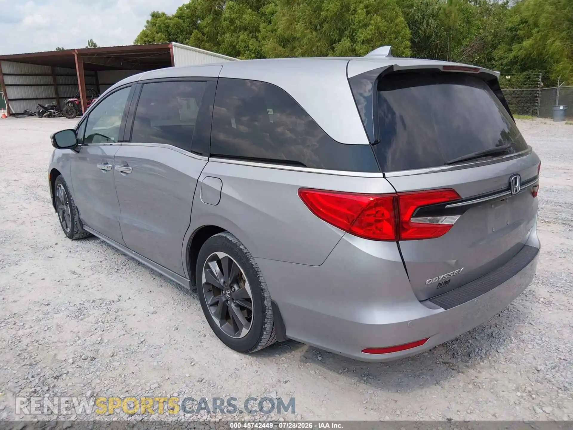 3 Фотография поврежденного автомобиля 5FNRL6H93NB066376 HONDA ODYSSEY 2022