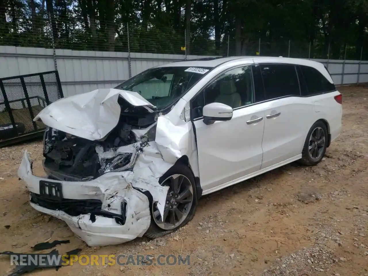 1 Фотография поврежденного автомобиля 5FNRL6H94NB006185 HONDA ODYSSEY 2022