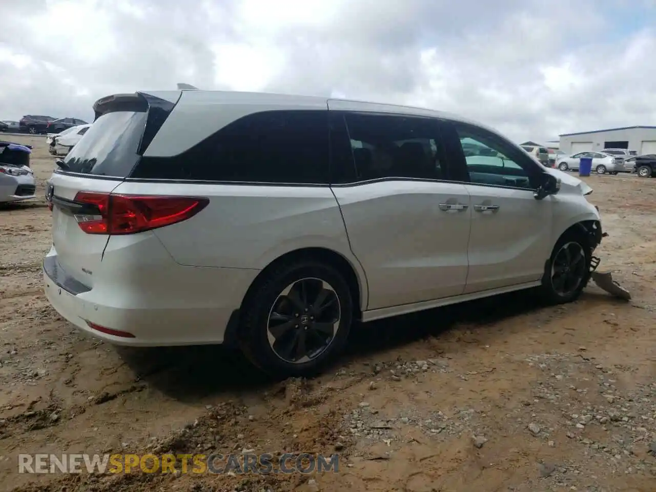 3 Фотография поврежденного автомобиля 5FNRL6H94NB006185 HONDA ODYSSEY 2022