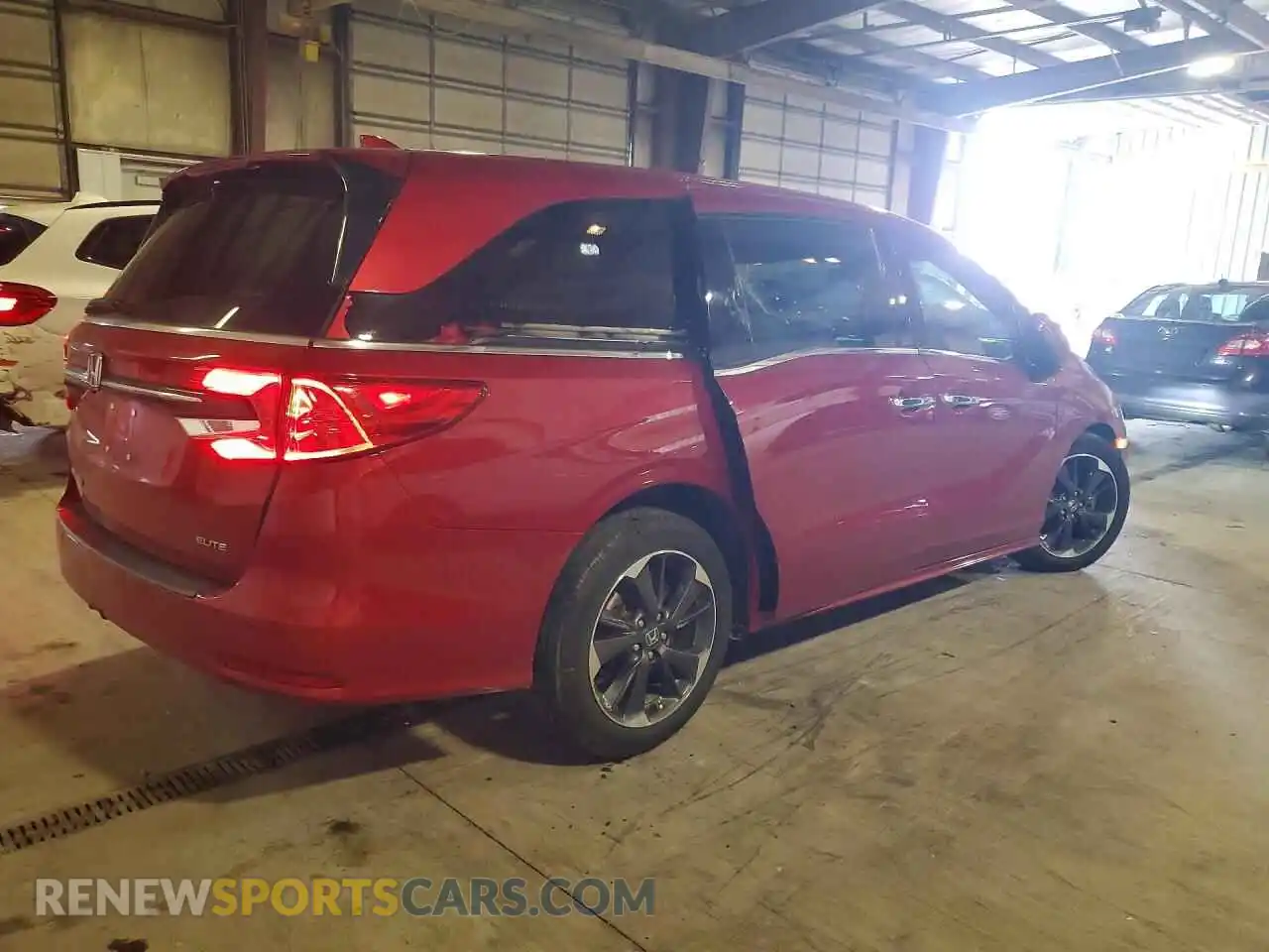 3 Фотография поврежденного автомобиля 5FNRL6H94NB021298 HONDA ODYSSEY 2022