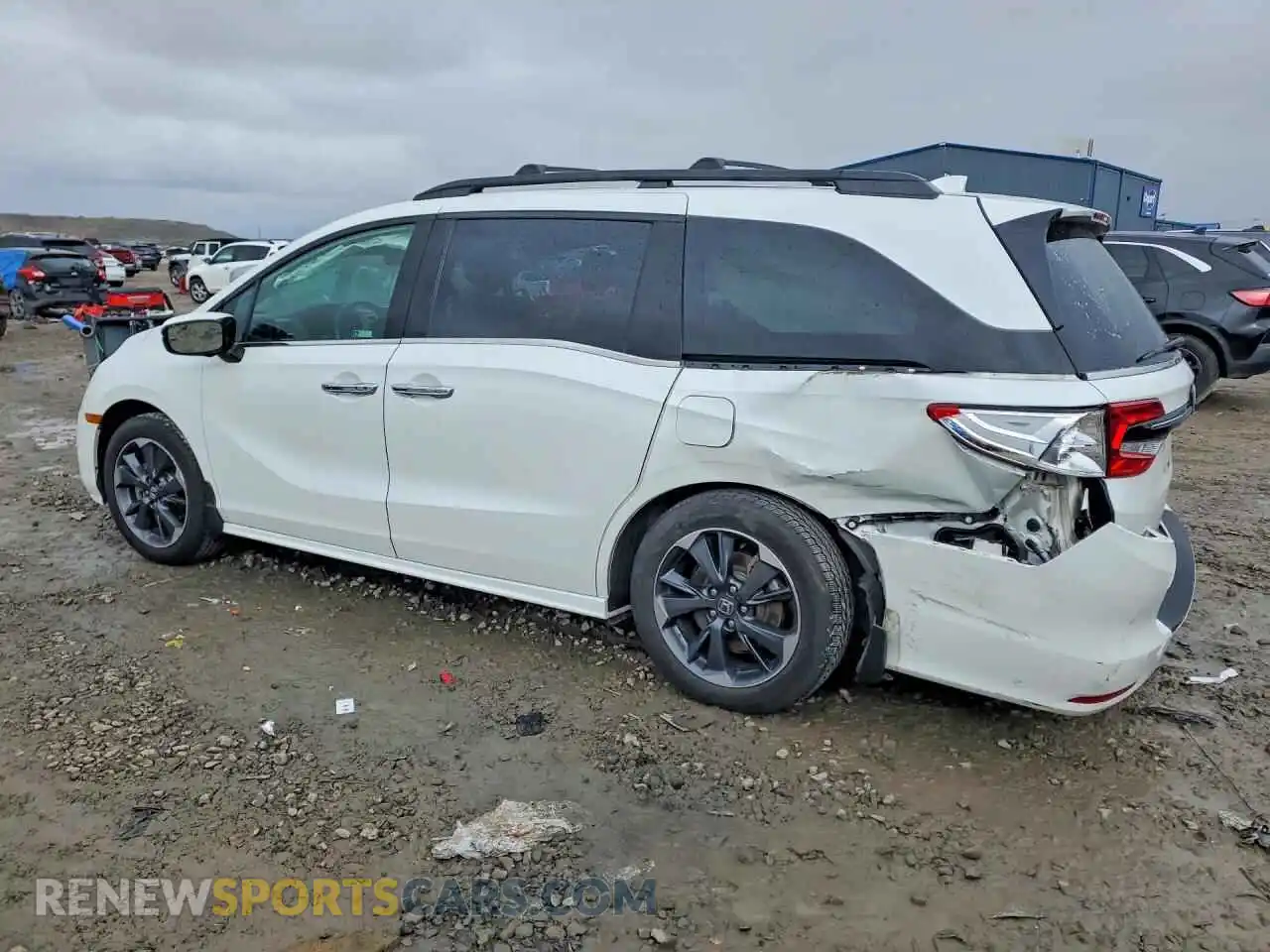 2 Photograph of a damaged car 5FNRL6H94NB047464 HONDA ODYSSEY 2022