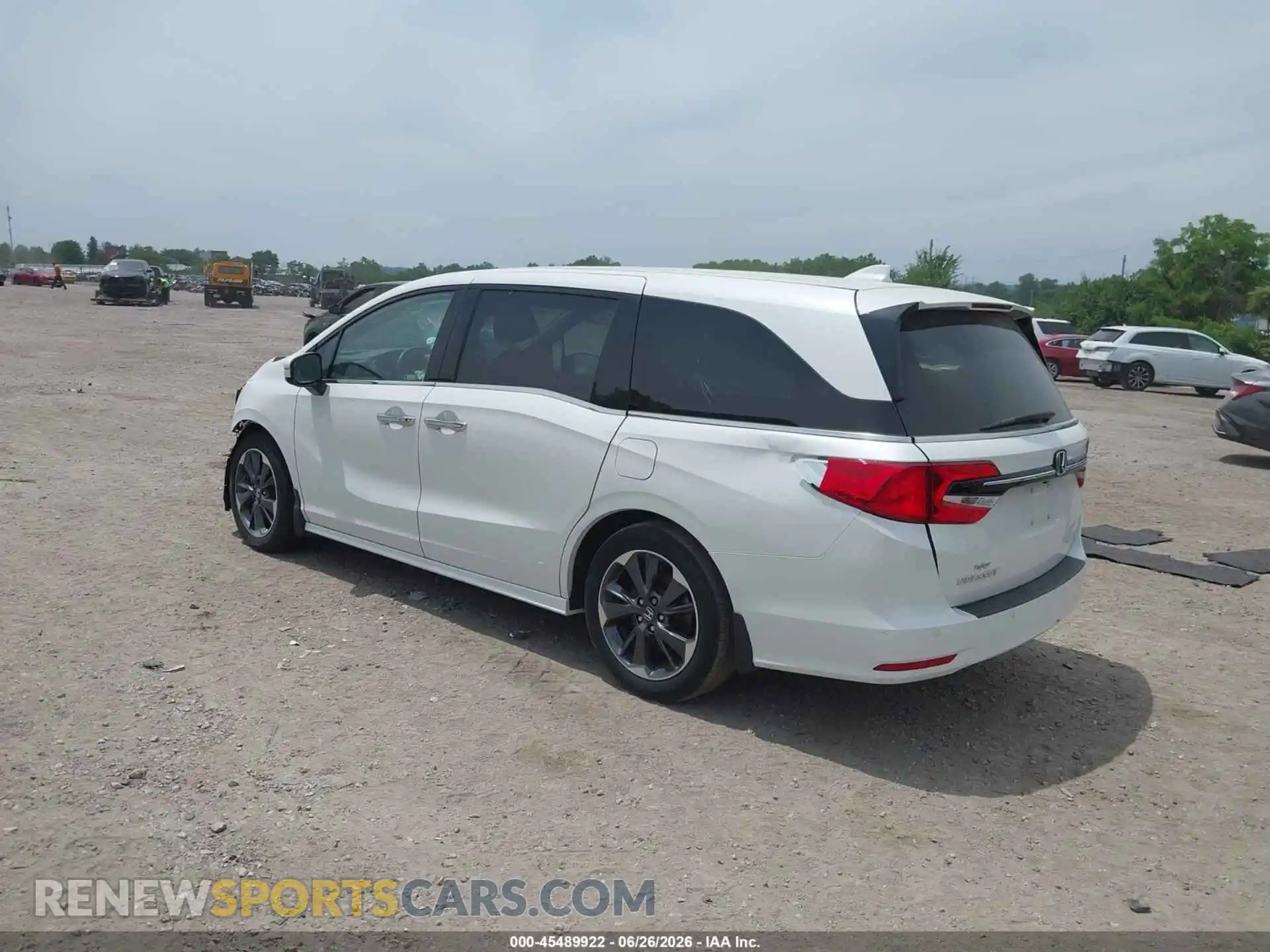3 Фотография поврежденного автомобиля 5FNRL6H94NB049098 HONDA ODYSSEY 2022
