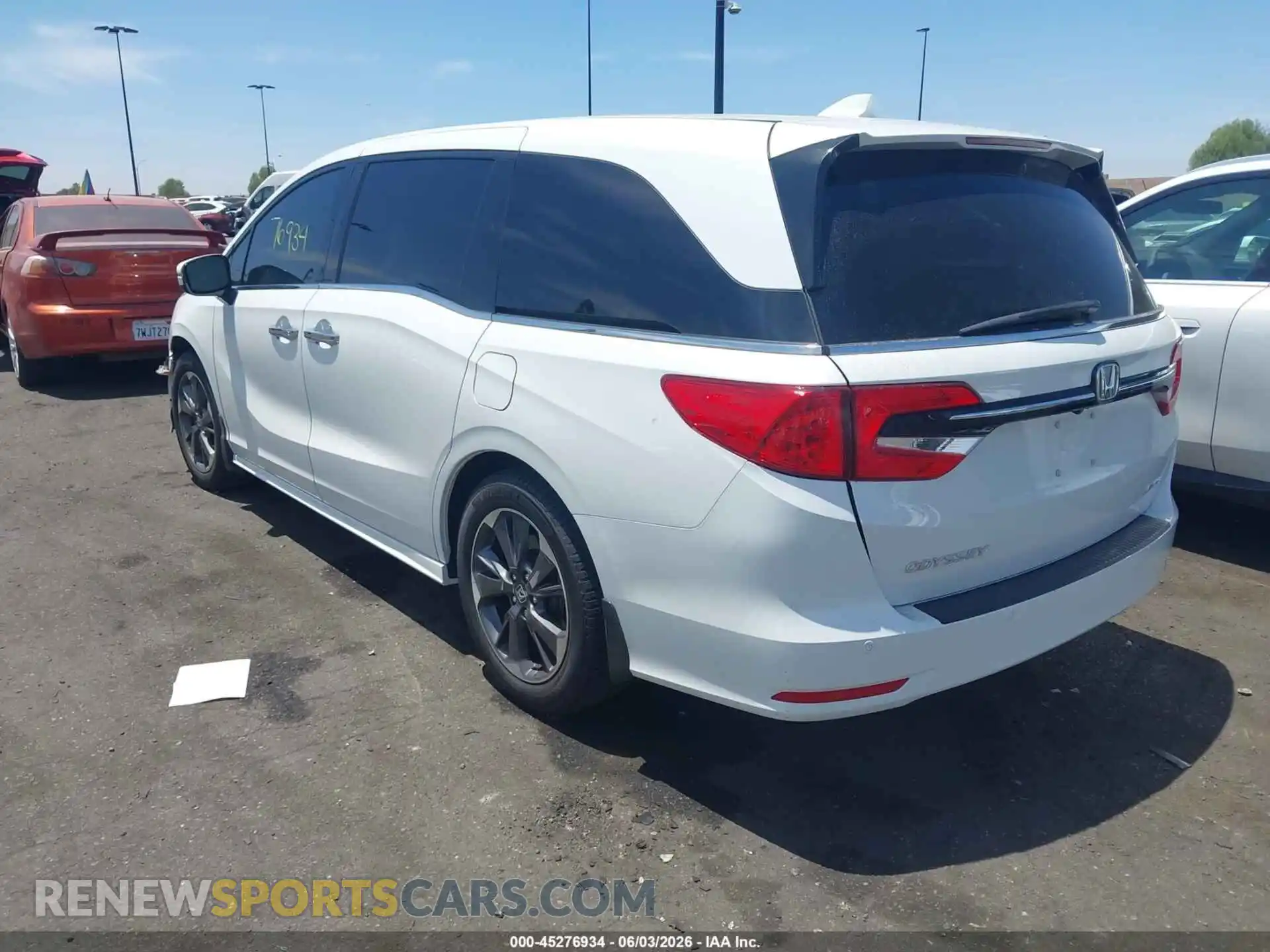 3 Фотография поврежденного автомобиля 5FNRL6H94NB059243 HONDA ODYSSEY 2022