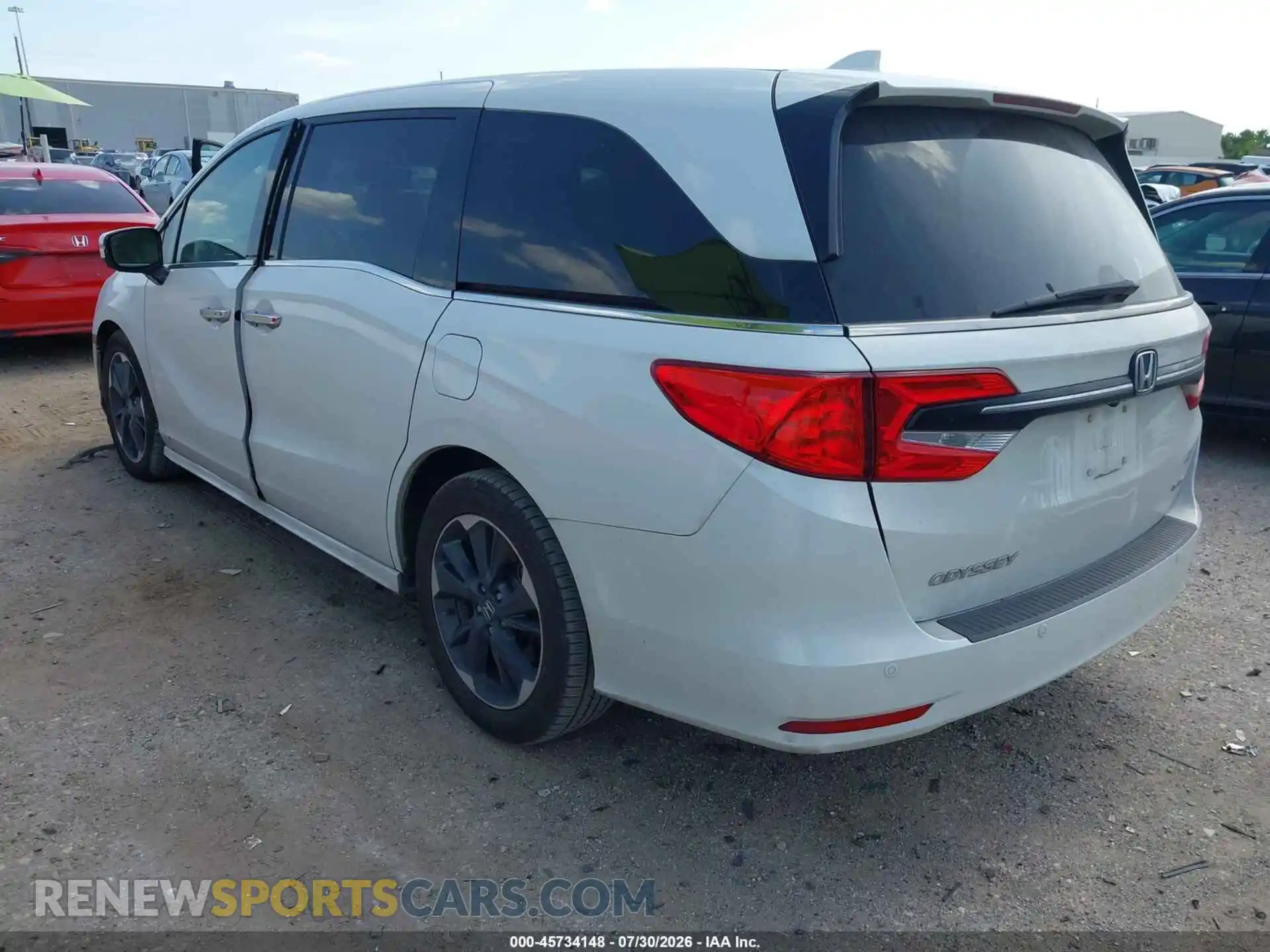 3 Фотография поврежденного автомобиля 5FNRL6H94NB065138 HONDA ODYSSEY 2022
