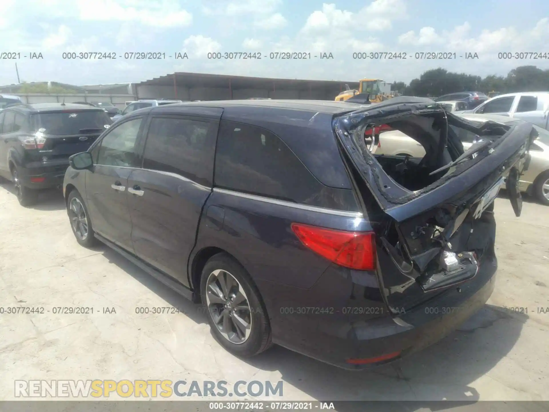 3 Photograph of a damaged car 5FNRL6H95NB017969 HONDA ODYSSEY 2022
