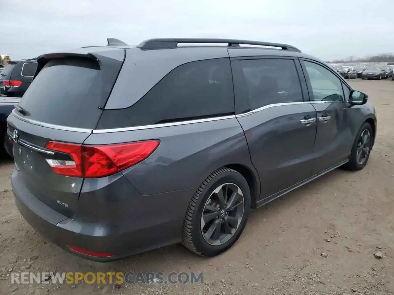 3 fotografías del automóvil dañado 5FNRL6H96NB043738 HONDA ODYSSEY 2022