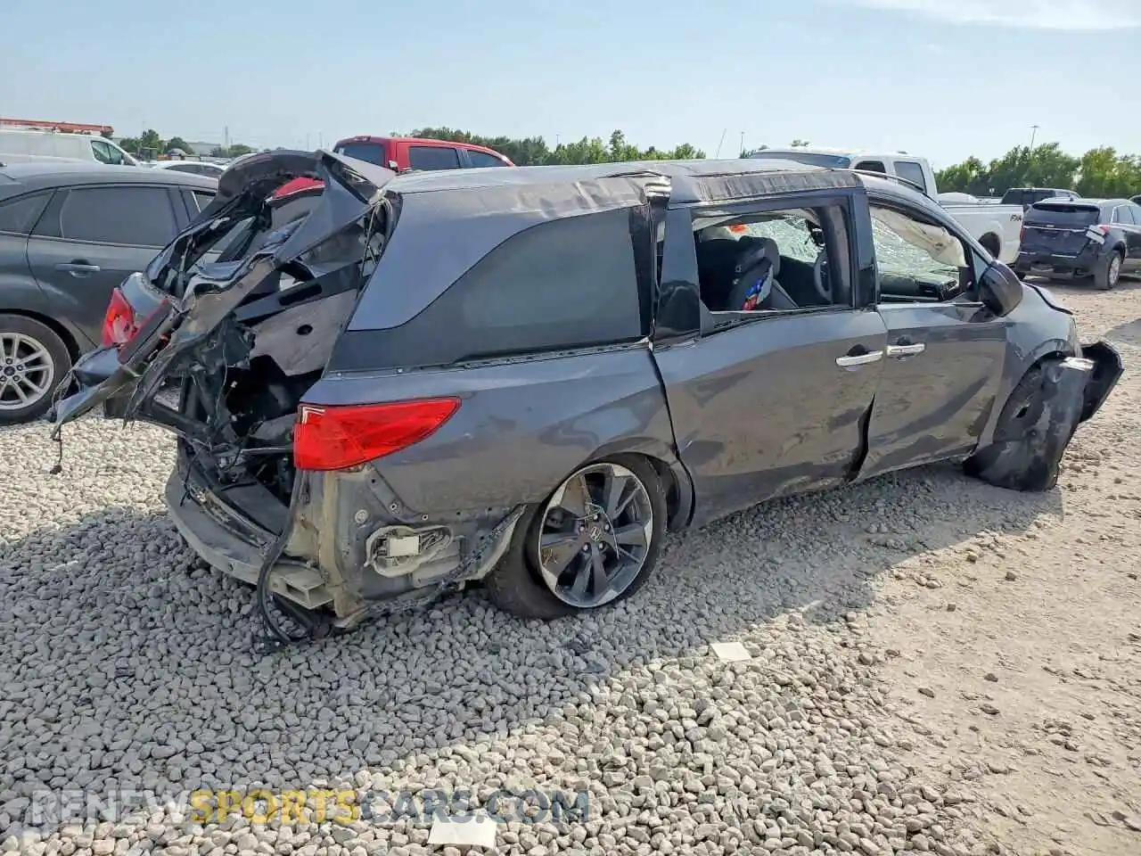 3 fotografías del automóvil dañado 5FNRL6H96NB060278 HONDA ODYSSEY 2022