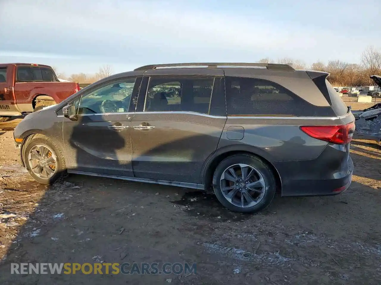 2 Фотография поврежденного автомобиля 5FNRL6H96NB066470 HONDA ODYSSEY 2022