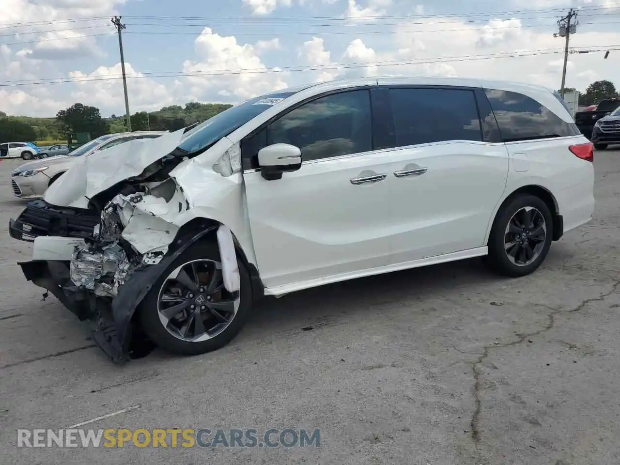 1 fotografías del automóvil dañado 5FNRL6H97NB010859 HONDA ODYSSEY 2022