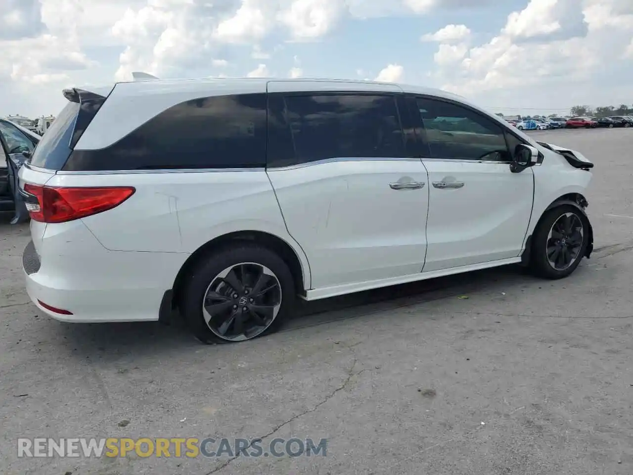 3 fotografías del automóvil dañado 5FNRL6H97NB010859 HONDA ODYSSEY 2022